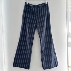 Y2K Era BCBG Max Azria Pin Stripe Pants Navy Women's Size 0